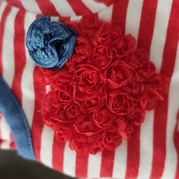 Pippa & Julie Striped Dress/ Size 6/9 M - Picture 2 of 6